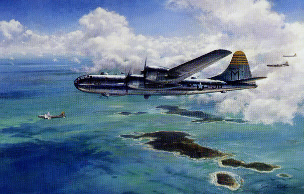 "Enduring Eddie"-John Young-B-29 Superfortress World War II Aviation Art